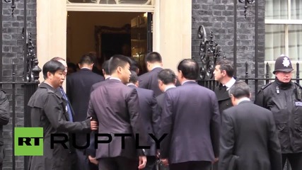 UK: Xi Jinping meets David Cameron at Downing Street