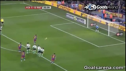 Barcelona vs Racing Santander 3 - 0
