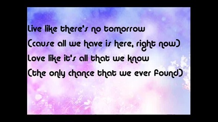 Превод!!! Selena Gomez - Live like there's no Tomorrow [ Lyrics ]