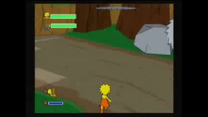 The Simpsons Game - Stage 4 - Lisa The Tree Hugger (part1) 