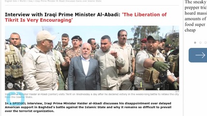Iraqi PM: Armies Have no Chance Against Islamic State If it Keeps Recruiting Foreigners