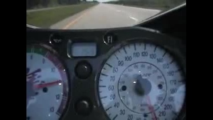 412 kmh - Suzuki Hayabusa турбо 