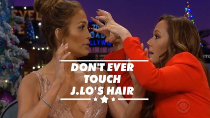 J.Lo is all of us when Leah tries to mess up her hair
