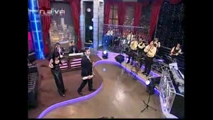 Тони Стораро и Теодора в Шоуто на Иван и Андрей 09.02.2010