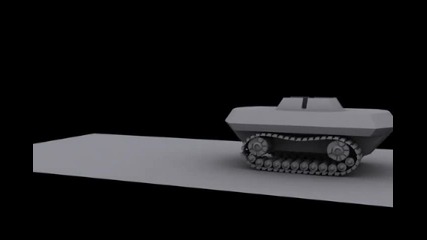 Тест на танкови вериги 3ds max