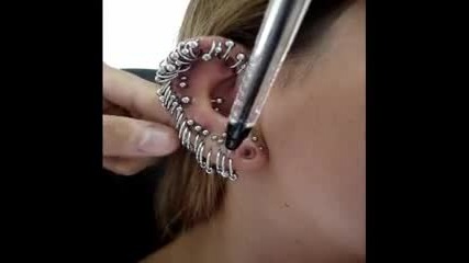 100 piercings 