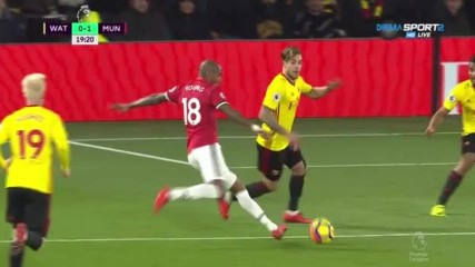 Уотфорд - Манчестър Юн 0:3 /първо полувреме/