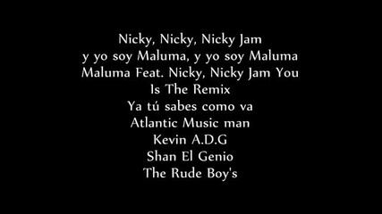 Juegos Prohibidos (remix) Letra - Nicky Jam Ft Maluma