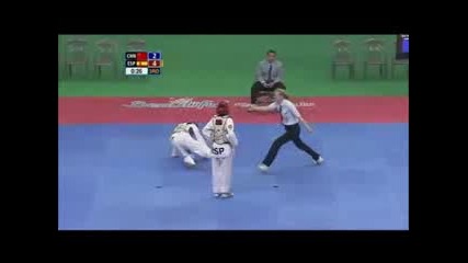 Taekwondo World Championships 2011 Spain vs China 49kg Semi-final