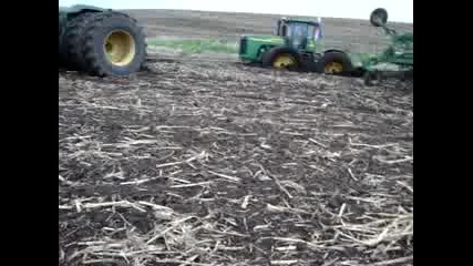 John Deere 9620 Затънал Здраво