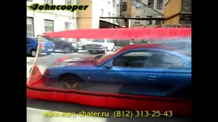 Надуваем авто гараж