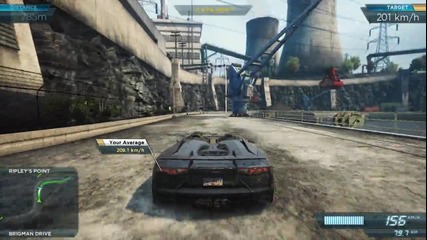 Need For Speed Most Wanted 2012 - Lamborghini Aventador J - Critical Path