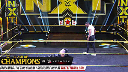 Johnny Gargano attacks Damian Priest after his victory: NXT Takeoff to TakeOver, Sept. 23, 2020
