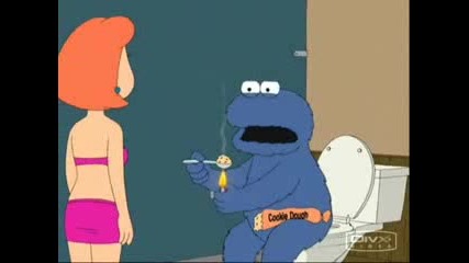 Family Guy - Cookie Monster Smoking