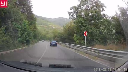 Кадри от пътя след катастрофата до Своге
