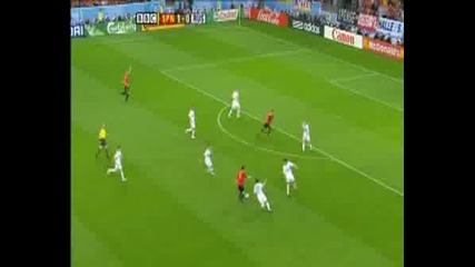 Spain - Russia 2:0 David Villa