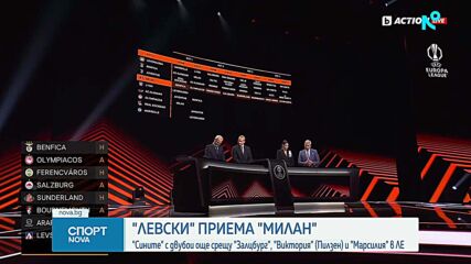 Жребият на Левски и на ЦСКА в Европа