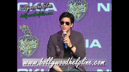Shahrukh Khan At Kkr New Brand Campaign For Ipl 5.