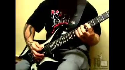 Kerry King playing angel of death riff