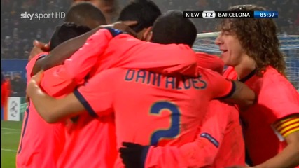 Kiew - Barcelona 12 - Гол на Меси Hd 