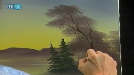 S23 Радостта на живописта с Bob Ross E05 Quiet Cove ღобучение в рисуване, живописღ