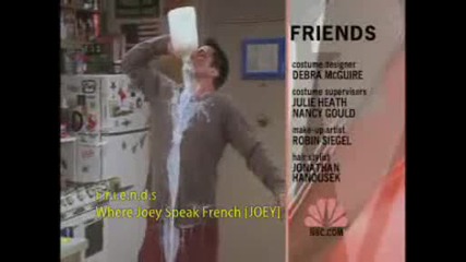 F.r.i.e.n.d.s. Joey пие галон мляко за 10 секунди