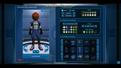 Fusionfall- Old Char Selection (part 2 of 3)