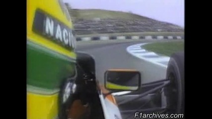 Ayrton Senna onboard Jerez 1990