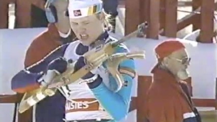 1992 Winter Olympics - Womens 15k Biathlon