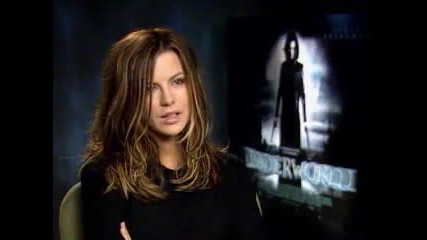 Кейт Бекинсейл говори за филма си Подземен Свят (2003)