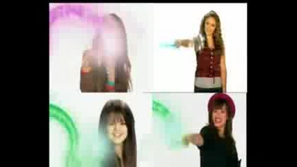 Miley Cyrus,  Emily Osment,  Demi Lovato & Selena Gomez - Disney Channel Intro