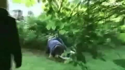 Football hooligans fighting in Helsinki (wcql - Finland - Russia) 