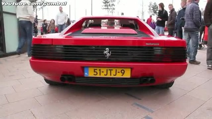 Ferrari Testarossa Hard revving (fuchs exhaust w race pipes) 