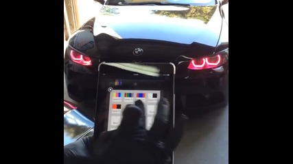 Bmw си сменя цвета на фаровете през таблет