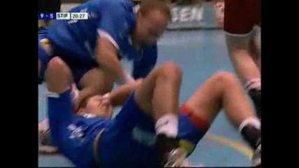 Тежка травма в ханбална среща. 