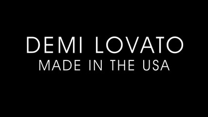 Official Video teaser Demi Lovato - Made in the Usa