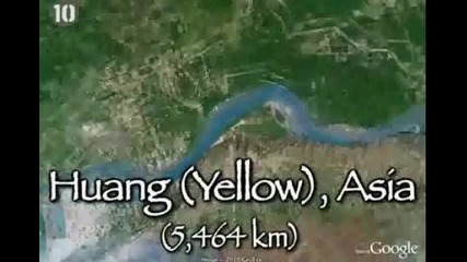 10-те най-дълги реки на света