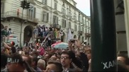 Ювентус отпразнува титлата по улиците на Торино