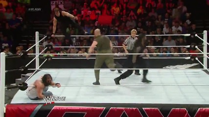 New !!! 2014 г. John Cena, Roman Reings and Dean Ambrose vs The Wyatt Family