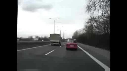 Trabant na krajowej 7 - ce Trabant on road