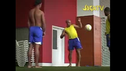 Ronaldinho,  Robinho,  Roberto carlos