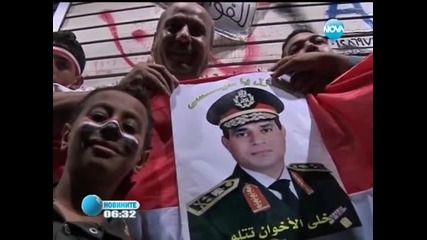 Хиляди празнуват свалянето от власт на египетския президент Морси