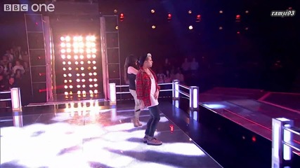 Jessica Hammond Vs Vince Kidd Rihanna - We Found Love - The Voice Uk - Battles 1 - 21.04.2012