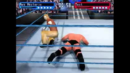 Rey mysterio vs Test my gameplay smackdown for ps1