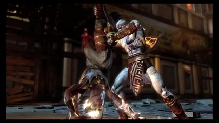 God of War 3 Remastered Bg Kratos vs Hermes