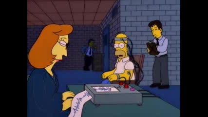 Homer on lie detector 