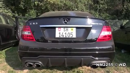 Mercedes C63 Amg Coupe - Зверски звук