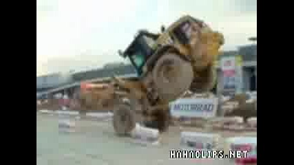 Really Amazing Bobcat Stunts 