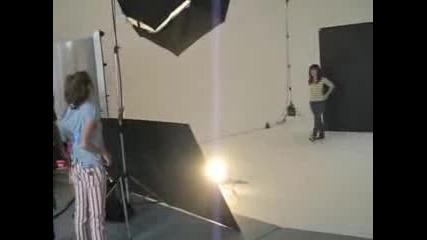Allyson Stoner And Demi Lavato At A Photoshoot :)