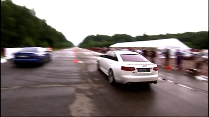 Moscow Unlim 500 Audi Rs6 Evotech vs Audi Rs6 Mtm
